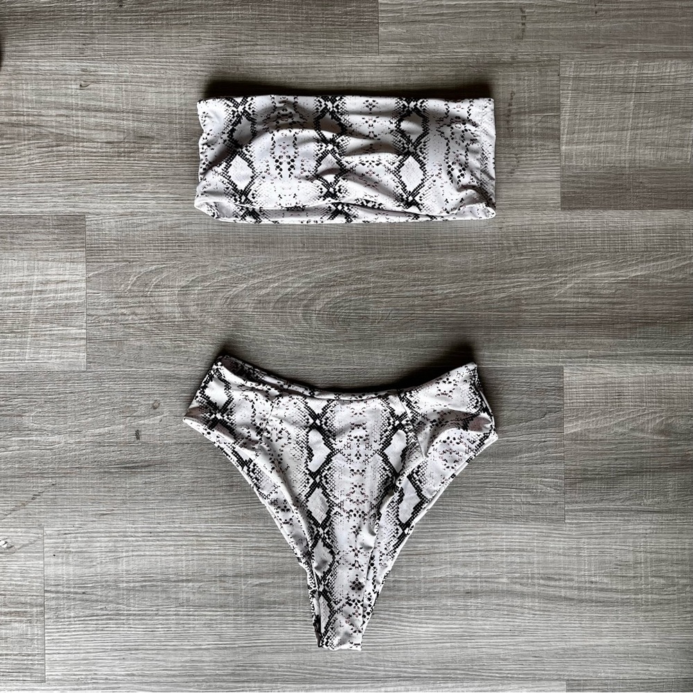 Snakeskin Bikini Set